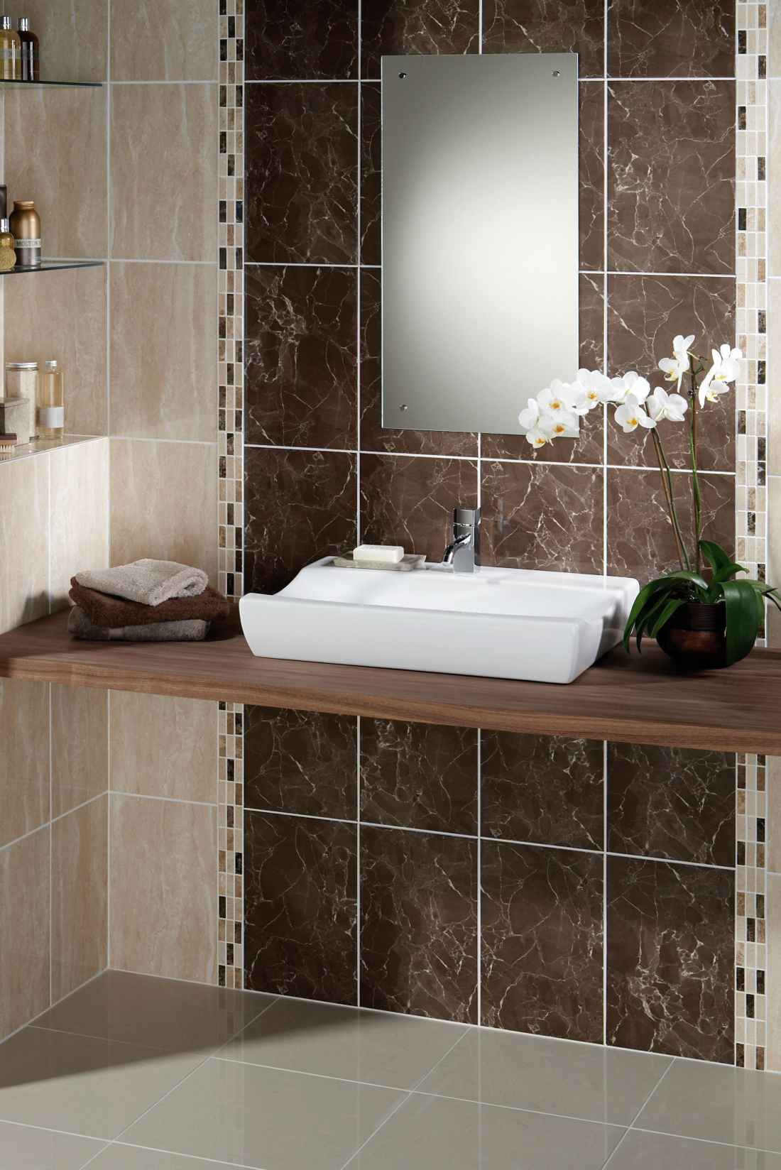 Best ideas about Porcelain Bathroom Tile
. Save or Pin Brown Ceramic Tile Now.