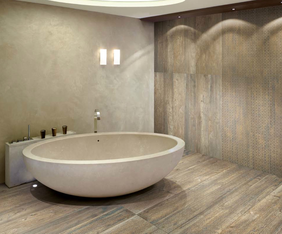 Best ideas about Porcelain Bathroom Tile
. Save or Pin wood look porcelain tile Bathroom Contemporary with Now.