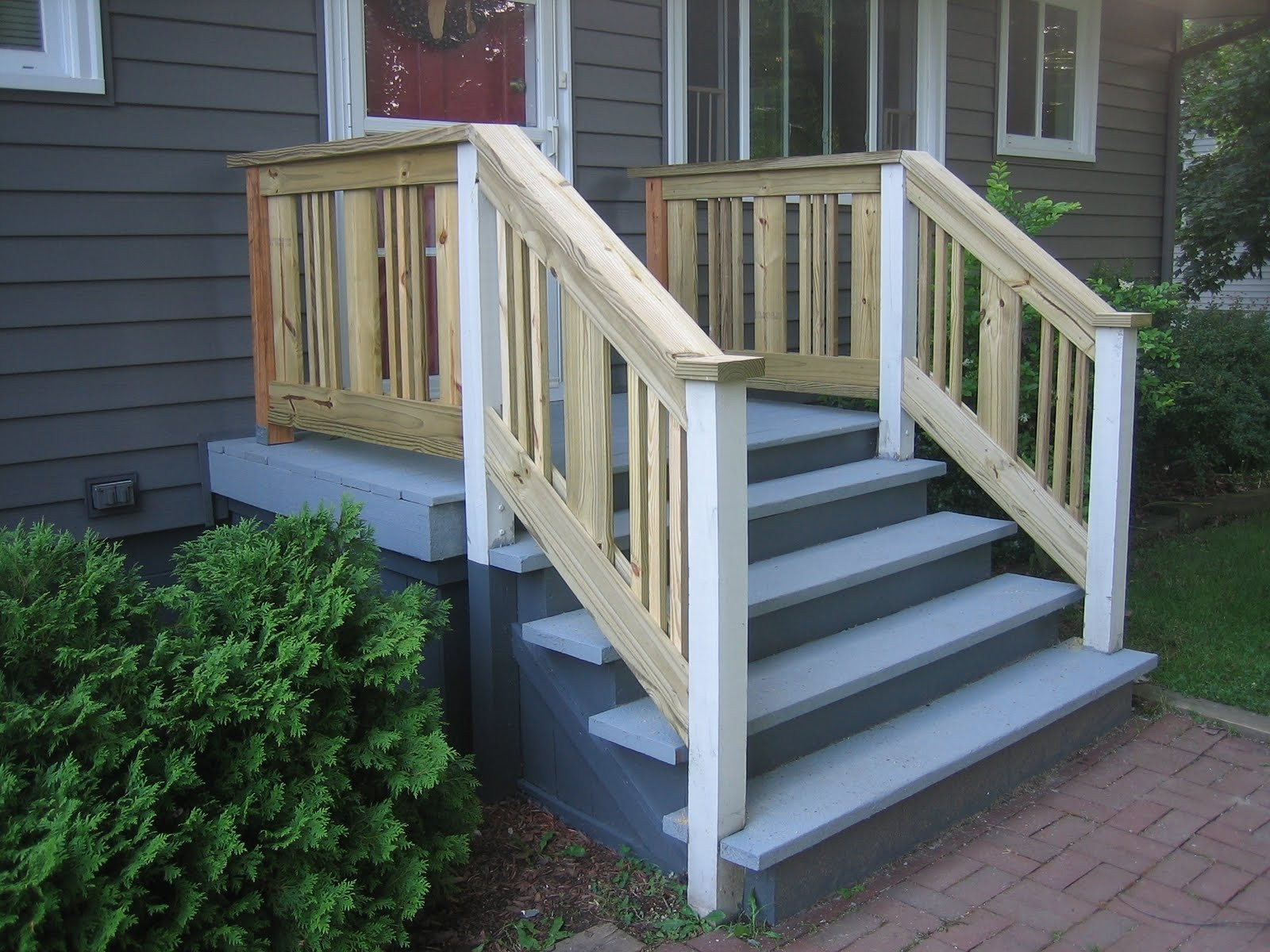 Best ideas about Porch Stair Railing
. Save or Pin Wood Railing For Concrete Porch Now.
