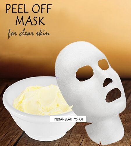 Pore Shrinking Mask DIY
 Peel f Mask to Clear blackheads and shrink Pores