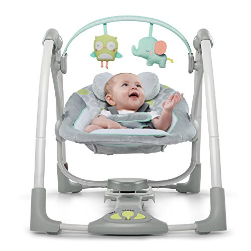 Best ideas about Portable Baby Swing
. Save or Pin Ingenuity Swing n Go Portable Baby Swings Hugs & Hoots Now.