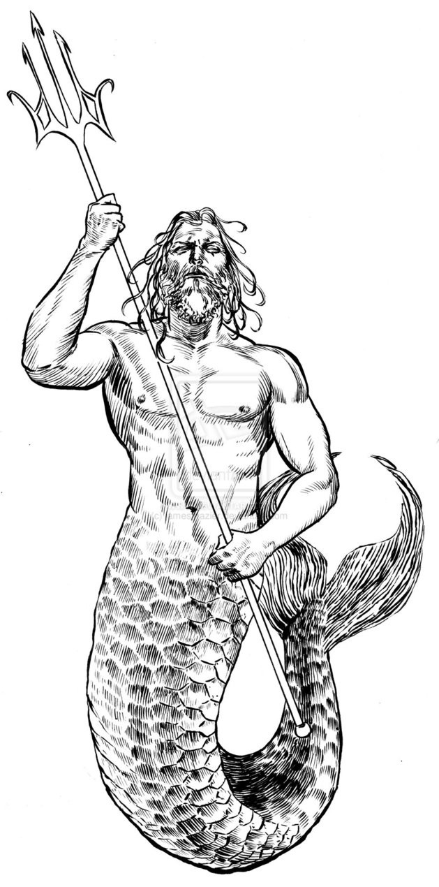 Poseidon Coloring Pages
 poseidon full by jamesjfrazier on DeviantArt