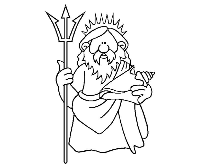 Poseidon Coloring Pages
 Poseidon Pages Coloring Pages