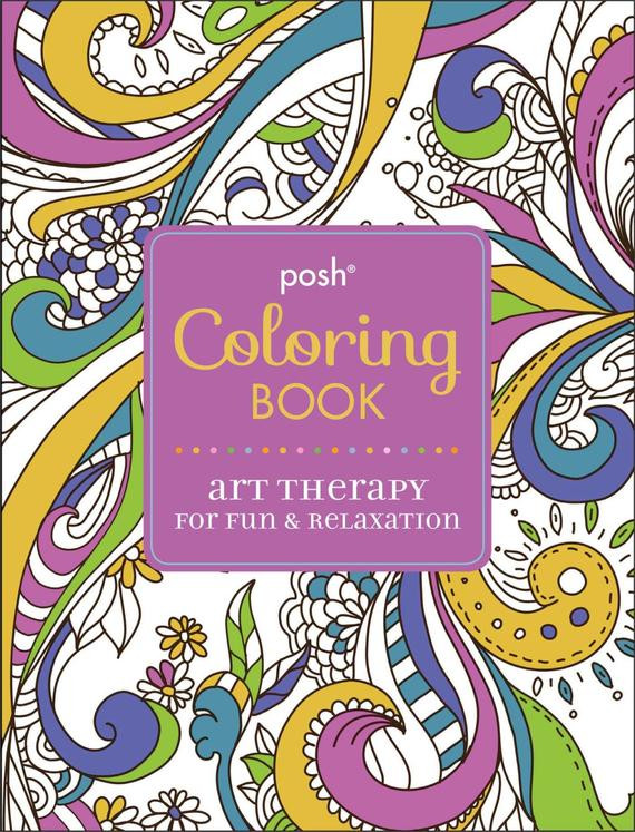 Posh Coloring Book
 Adult Coloring Book Posh Adult Coloring Book Art by