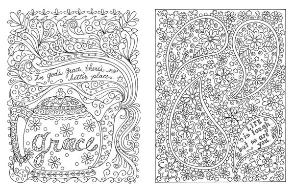 Posh Coloring Book
 Posh Adult Coloring Book God Is Good Details