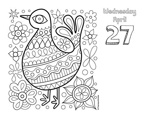 Posh Coloring Book
 Posh Coloring 2016 Day to Day Calendar For Fun