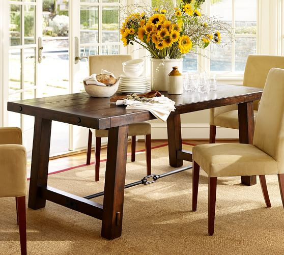 Best ideas about Pottery Barn Dining Table
. Save or Pin Benchwright Fixed Dining Table Now.