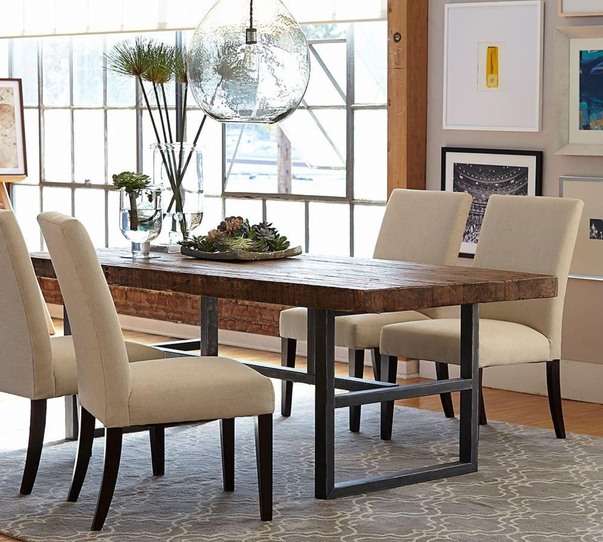 Best ideas about Pottery Barn Dining Table
. Save or Pin Griffin Fixed Dining Table Now.