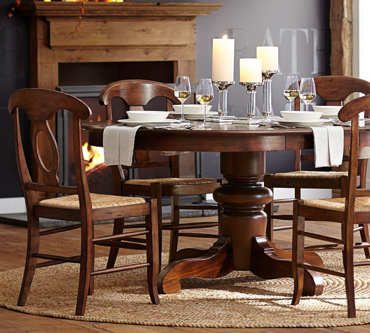 Best ideas about Pottery Barn Dining Table
. Save or Pin Tivoli Extending Round Dining Table Tuscan Chestnut Now.