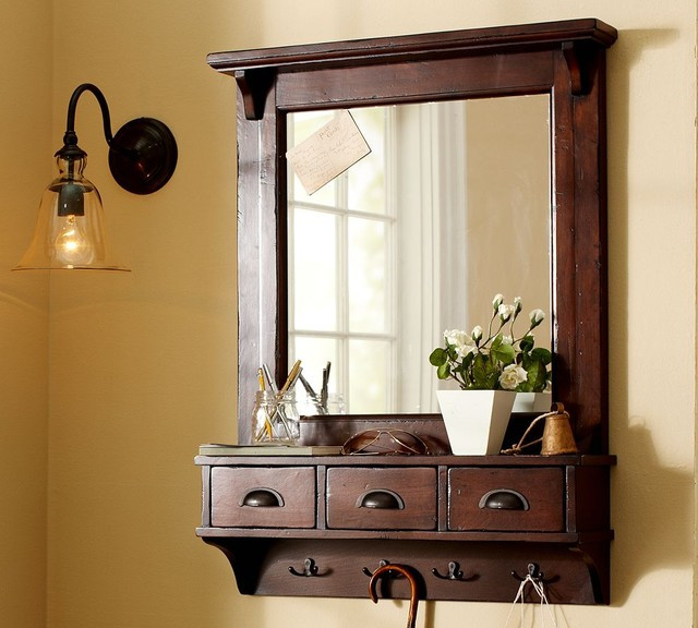 Best ideas about Pottery Barn Entryway
. Save or Pin Wall Mount Entryway Organizer Mirror Traditional Now.