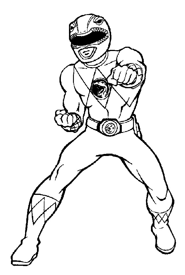 Power Ranger Coloring Book Pages
 Mighty Morphin Power Rangers Coloring Pages Coloring Home