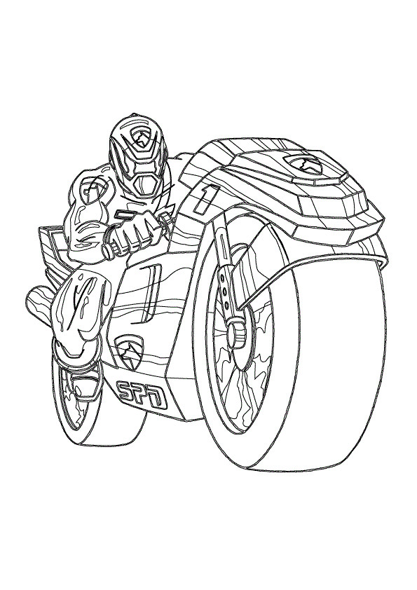 Power Ranger Coloring Book Pages
 Free Printable Power Rangers Coloring Pages For Kids