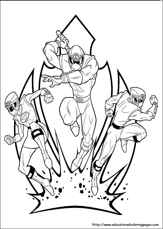 Power Ranger Coloring Book Pages
 Power Rangers Coloring Pages Free For Kids