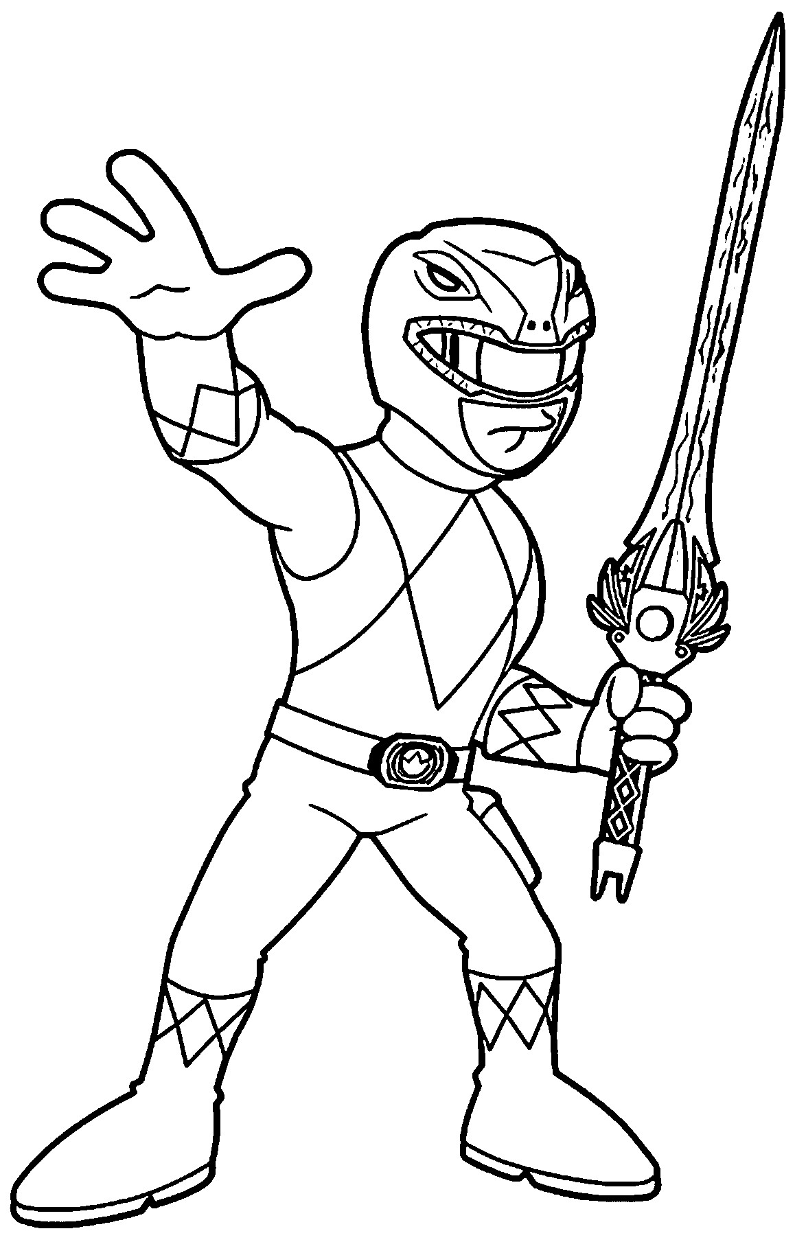 Power Ranger Coloring Pages
 Mighty Morphin Power Ranger Coloring Pages Download