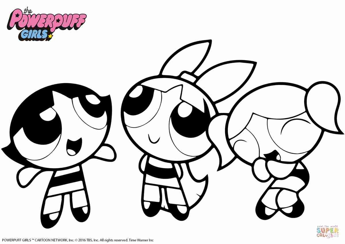 Powerpunk Coloring Sheets For Kids
 Imagination Powerpuff Girls Printables Exciting Coloring