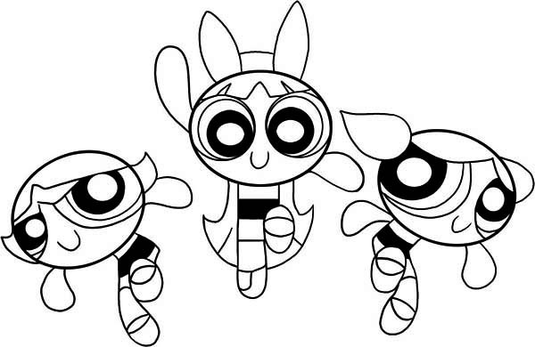 Powerpunk Coloring Sheets For Kids
 12 printable pictures of powerpuff girls page Print