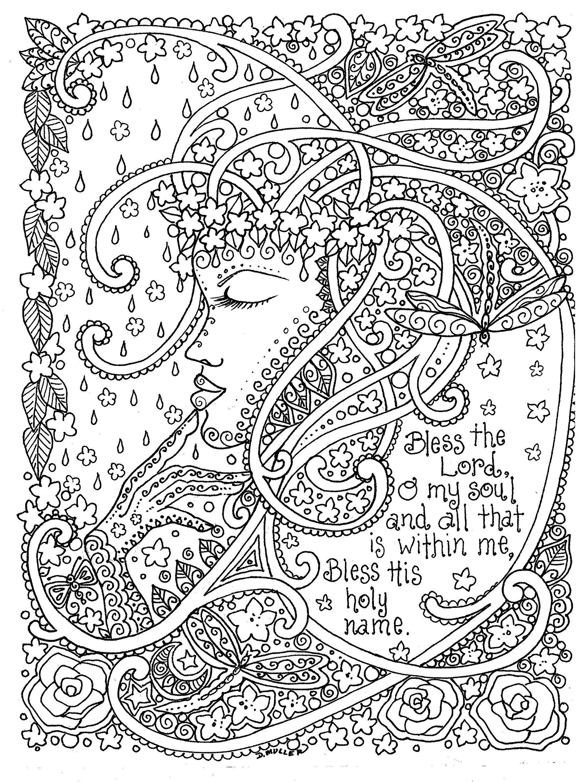 Prayer Coloring Pages For Adults
 Adult Coloring Prayers to Color By Deborah Muller