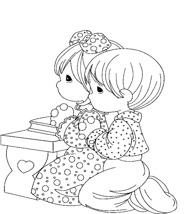 Prayer Coloring Pages For Kids
 Clipart for pray for kids going back to school collection