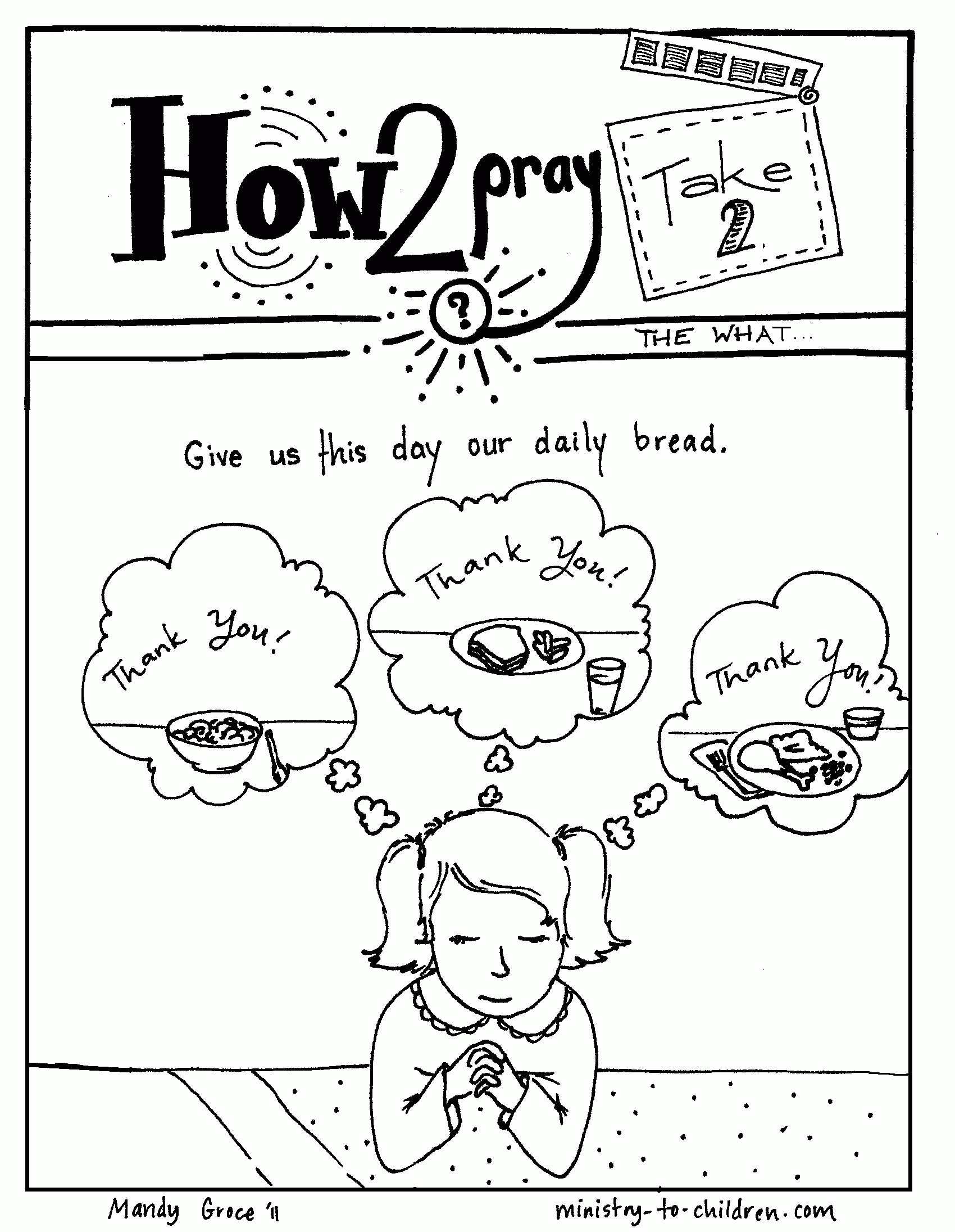 Prayer Coloring Pages For Kids
 The Lord S Prayer Coloring Pages For Children AZ