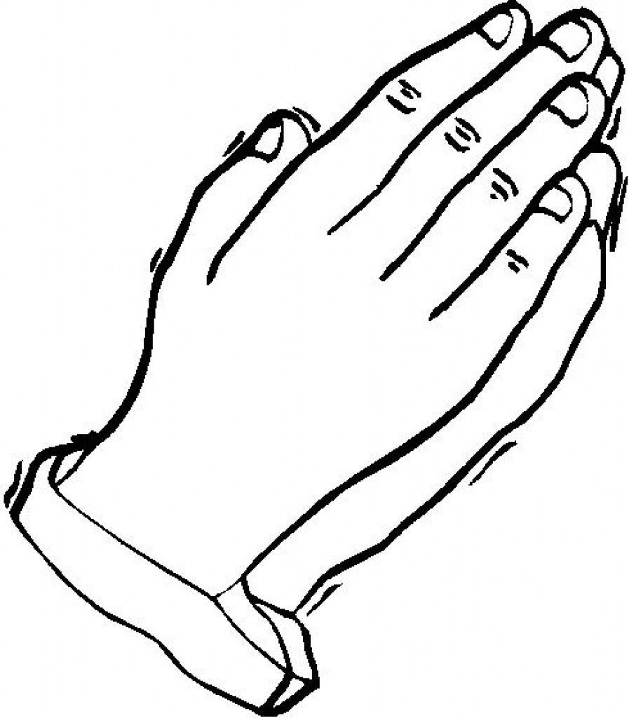 Prayer Hands Coloring Pages
 Kids Praying Hands Clipart thekindproject