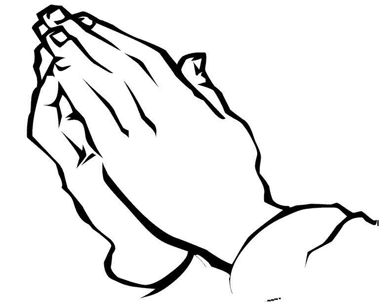 Prayer Hands Coloring Pages
 Bible coloring pages of Praying hands child Jesus