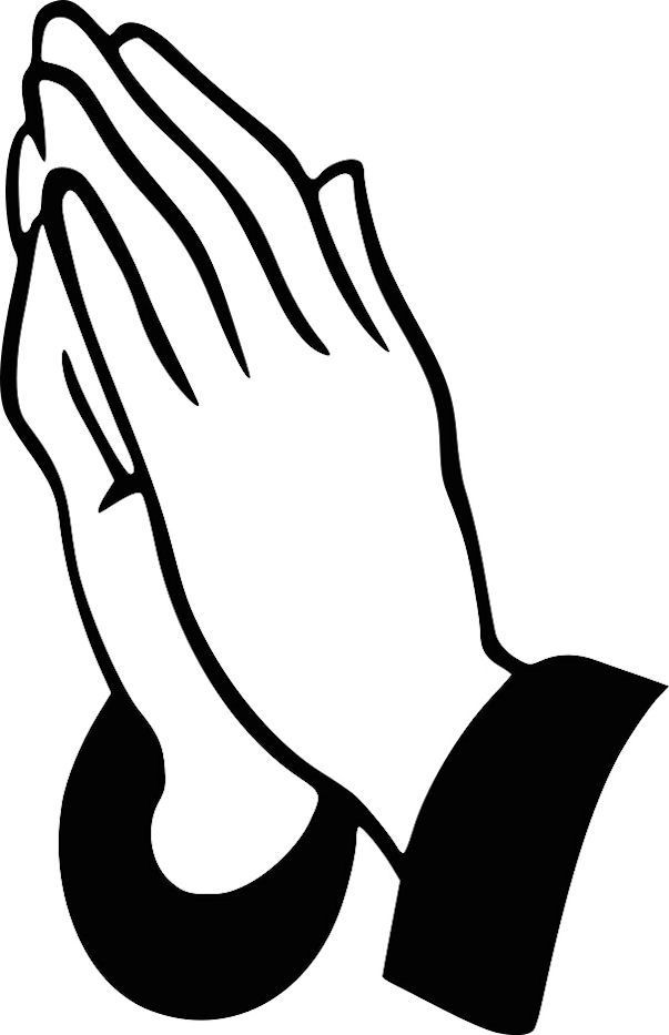 Prayer Hands Coloring Pages
 Handprint Crafts for Kids Projects to Try