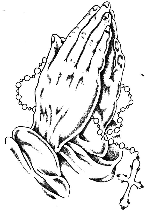 Prayer Hands Coloring Pages
 Praying Hands Coloring Pages