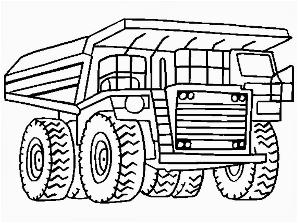 Pre K Big Truck Coloring Pages For Girls
 Dump Truck Coloring Pages Printable