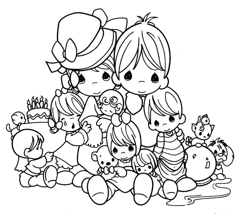 Precious Moments Coloring Book Pages
 Free Printable Precious Moments Coloring Pages For Kids