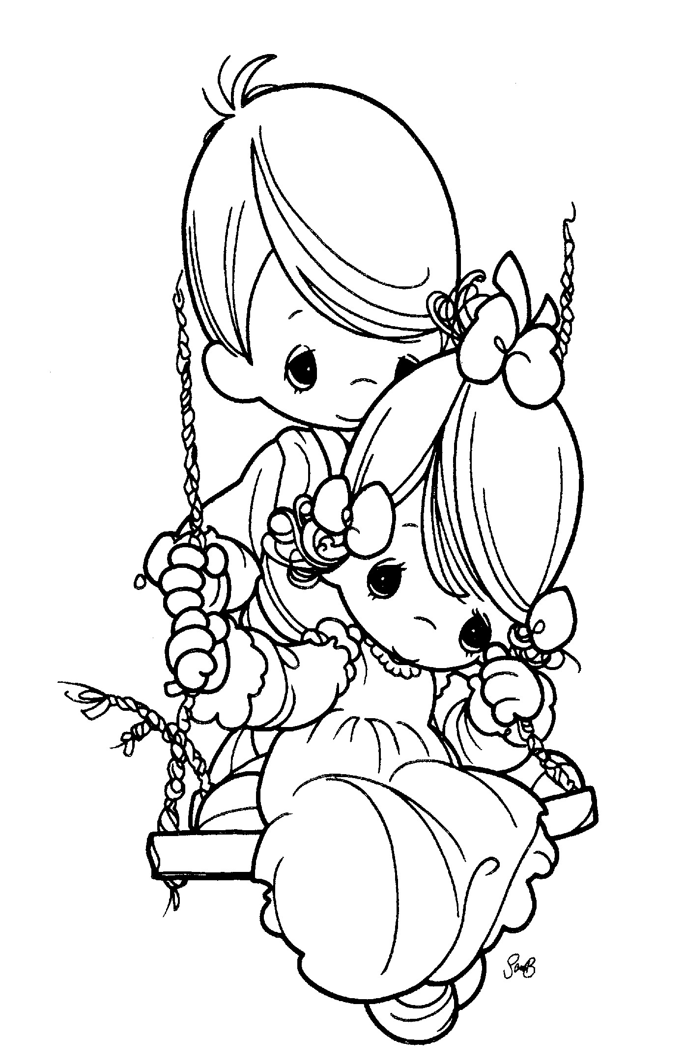 Precious Moments Coloring Book Pages
 Free Printable Precious Moments Coloring Pages For Kids