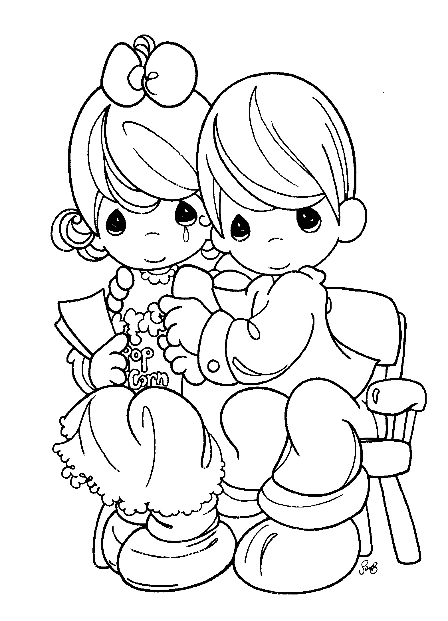 Precious Moments Coloring Book Pages
 Free Printable Precious Moments Coloring Pages For Kids