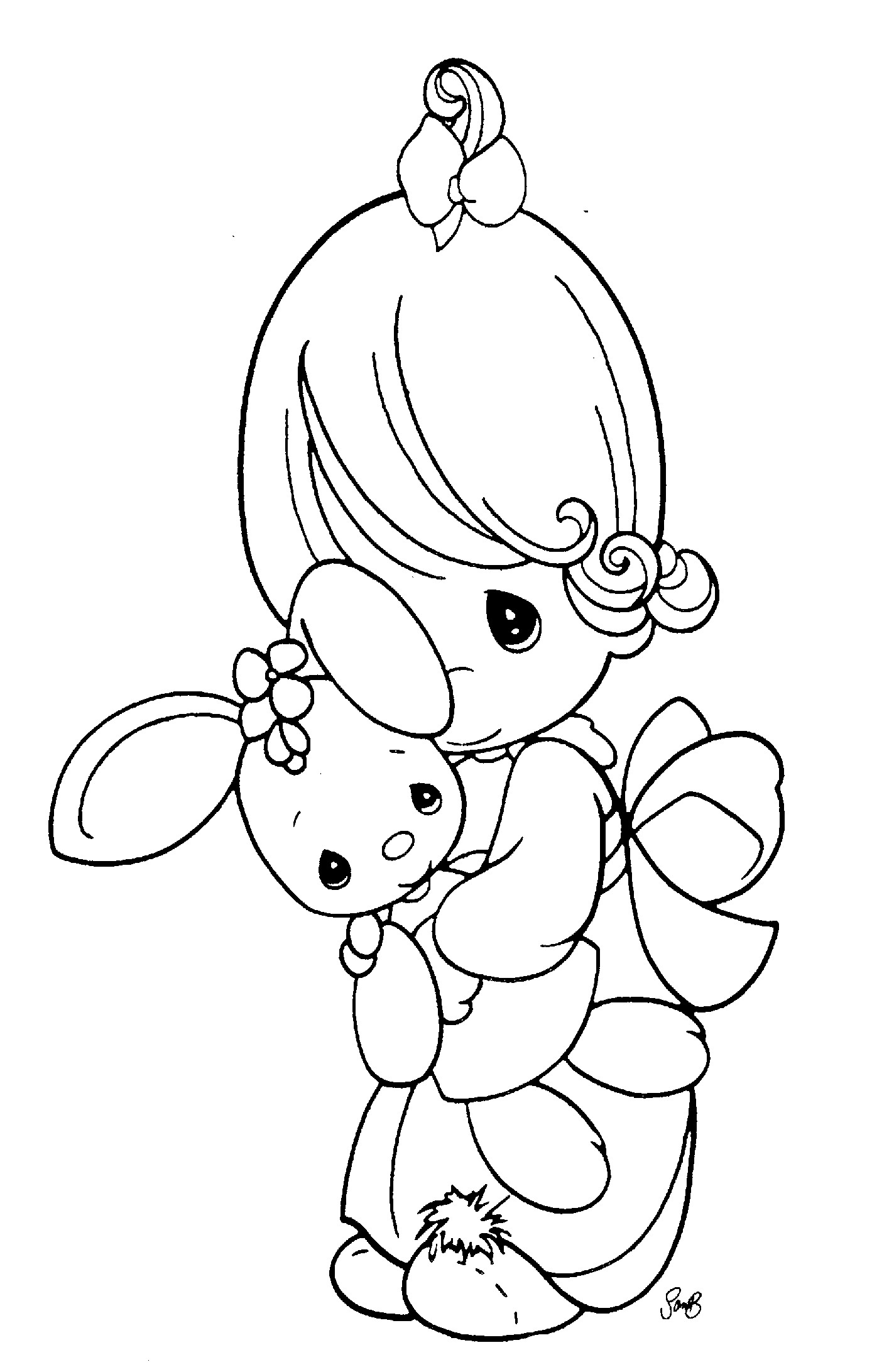 Precious Moments Coloring Book Pages
 Free Printable Precious Moments Coloring Pages For Kids