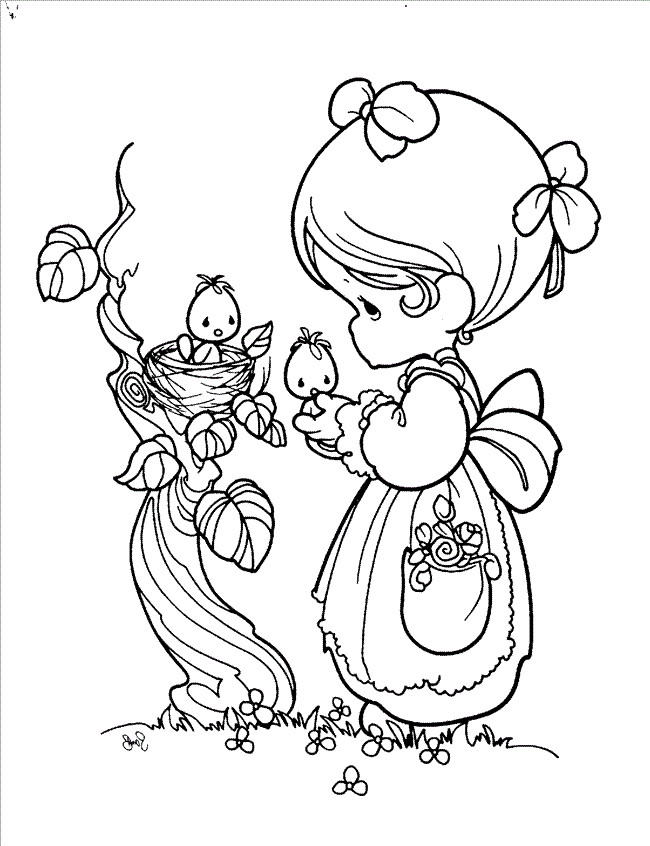 Precious Moments Printable Coloring Sheets
 Free Printable Precious Moments Coloring Pages For Kids