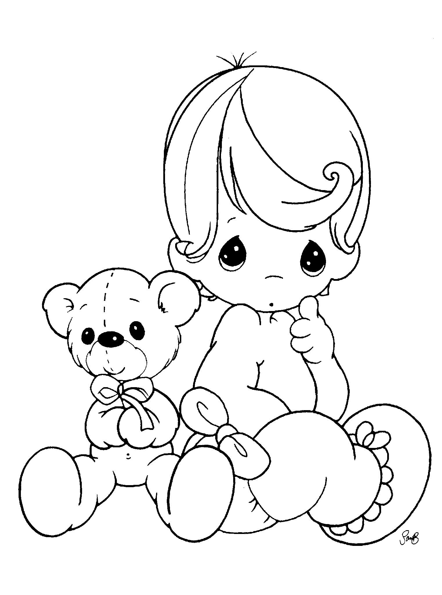 Precious Moments Printable Coloring Sheets
 Free Printable Precious Moments Coloring Pages For Kids