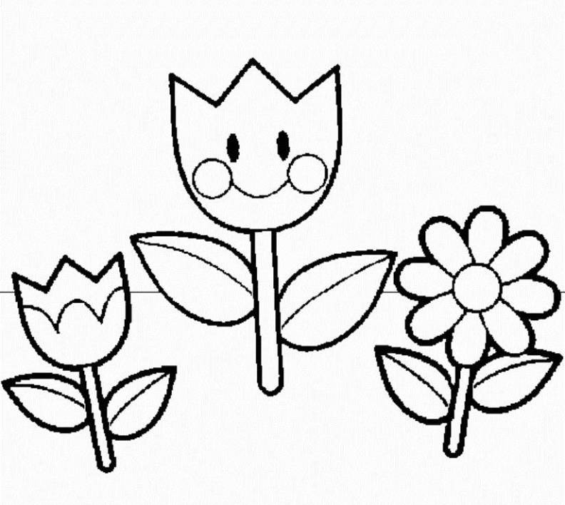 Preschool Coloring Sheets Flowers
 Flower Templates For Preschool Coloring Home