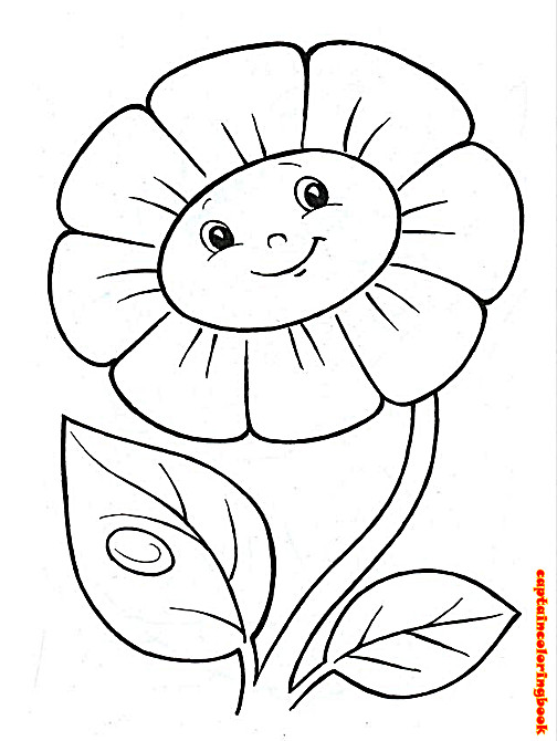Preschool Coloring Sheets Flowers
 Preschool Flower Coloring Coloring pages for preschoolers