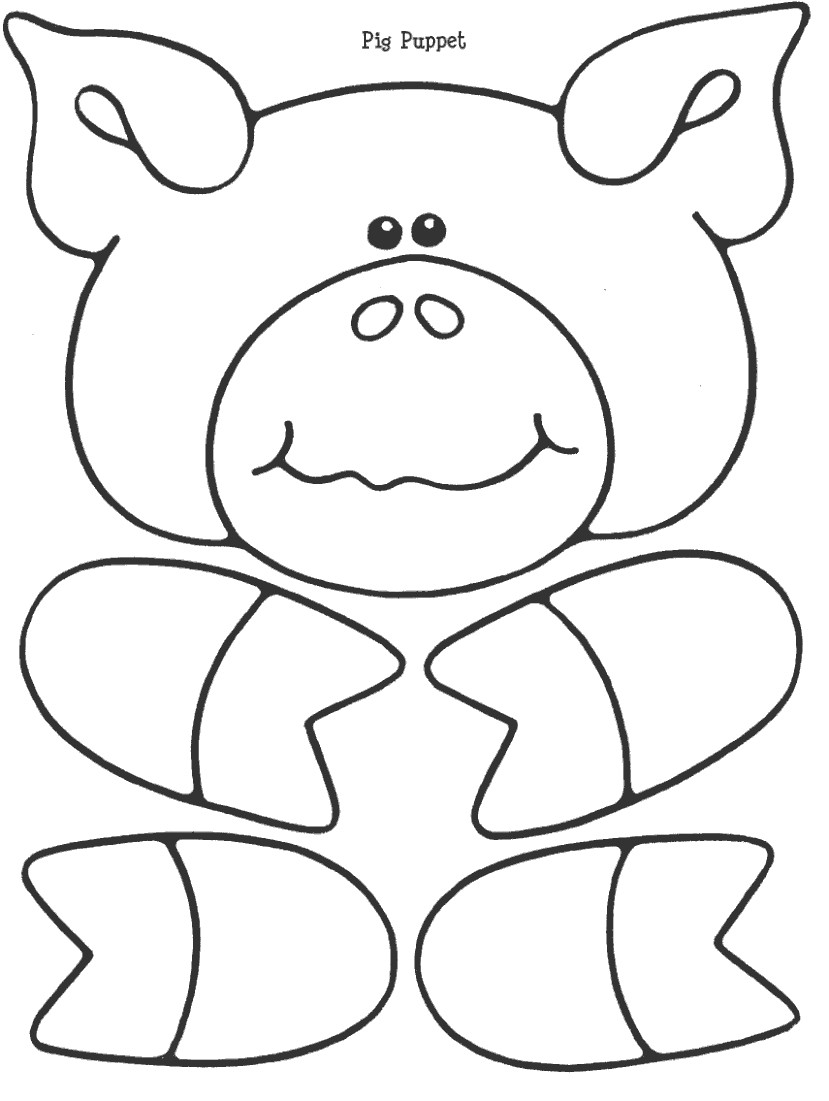 Preschool Coloring Sheets For The 3 Little Pigs Paper Plate Pig
 Crafts Actvities and Worksheets for Preschool Toddler and