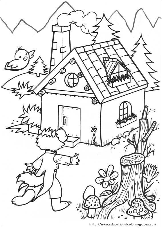 Preschool Coloring Sheets For The 3 Little Pigs Wolf
 Three Little Pigs Worksheets Kindergarten the big bad