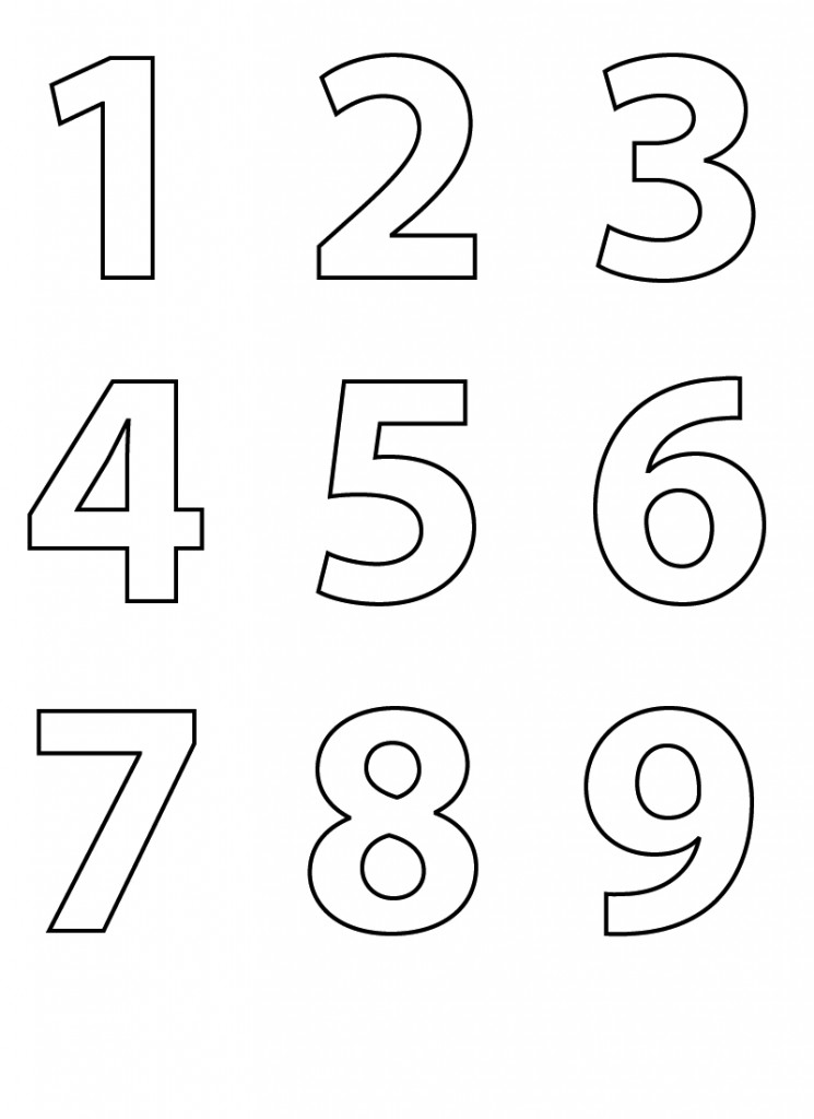 Preschool Coloring Sheets For The N And The Number 9
 Worksheet for Numbers