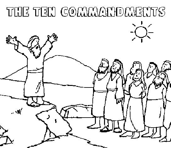 Preschool Coloring Sheets Moses &amp; The Ten Commandments
 85 best images about Sunday School on Pinterest