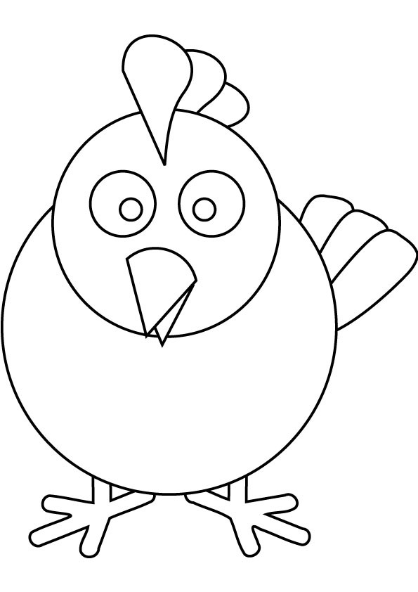 Preschool Coloring Sheets Of A Chicken Free Printable
 Chicken coloring pages for preschool ColoringStar