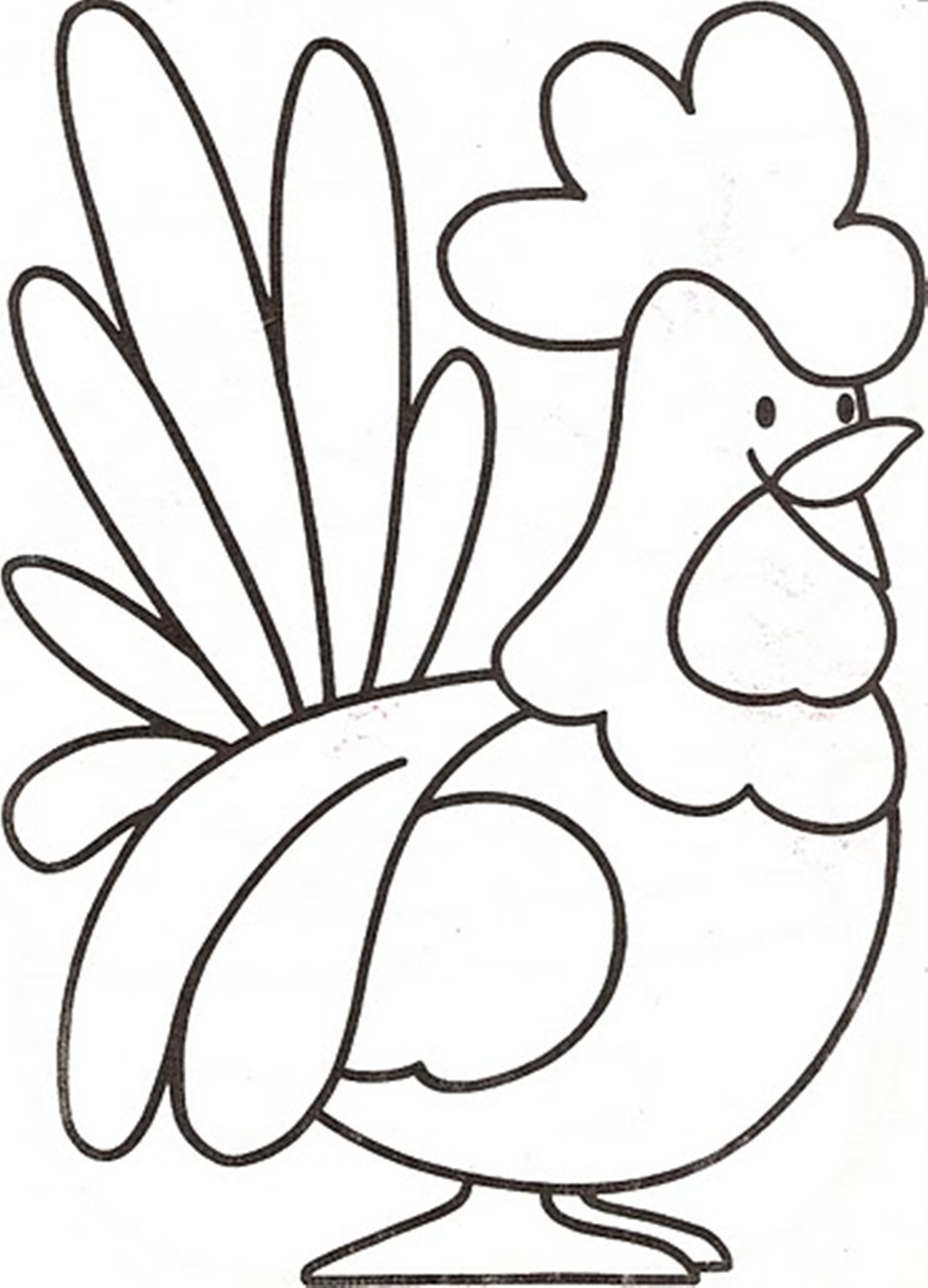Preschool Coloring Sheets Of A Chicken Free Printable
 Coloring Pages for Kindergarten Bestofcoloring