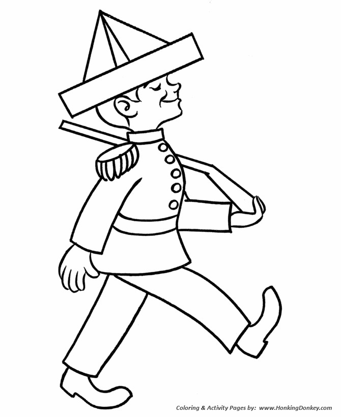 Preschool Coloring Sheets Of Soldiers
 Pre K Coloring pages Sol r Marching