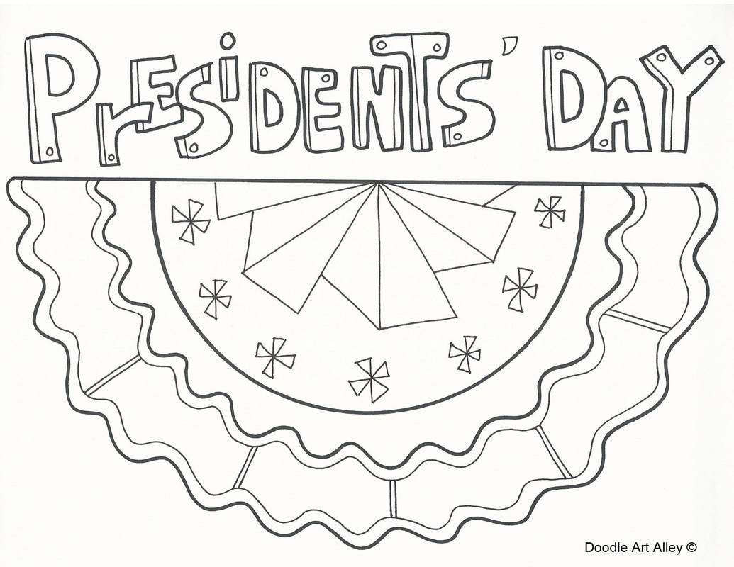 President Day Coloring Pages
 Presidents Day Coloring Pages Doodle Art Alley