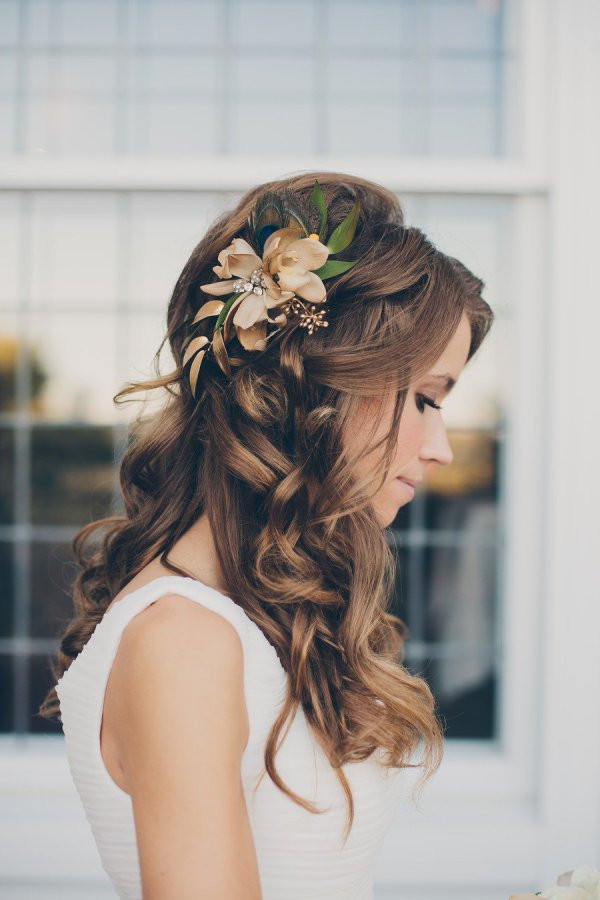 Pretty Wedding Hairstyles
 23 Glamorous Bridal Hairstyles with Flowers Pretty Designs
