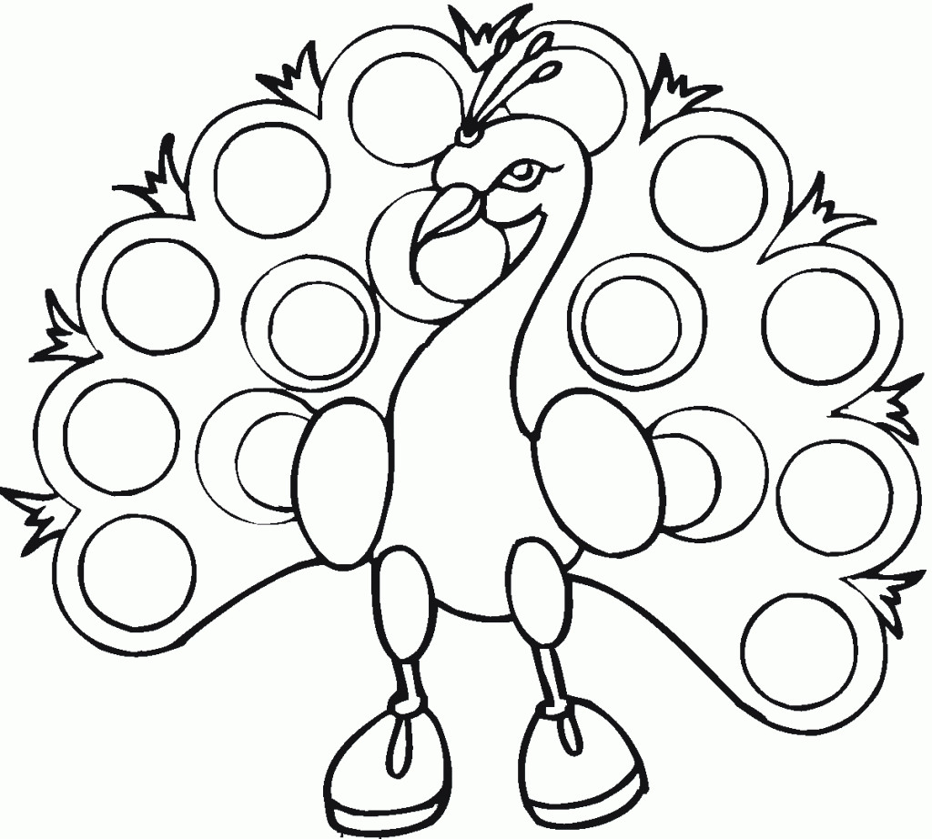 Prinatable Coloring Pages
 Free Printable Peacock Coloring Pages For Kids