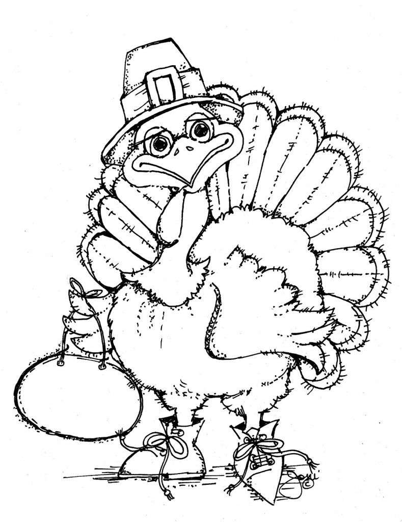 Prinatable Coloring Pages
 Free Printable Turkey Coloring Pages For Kids