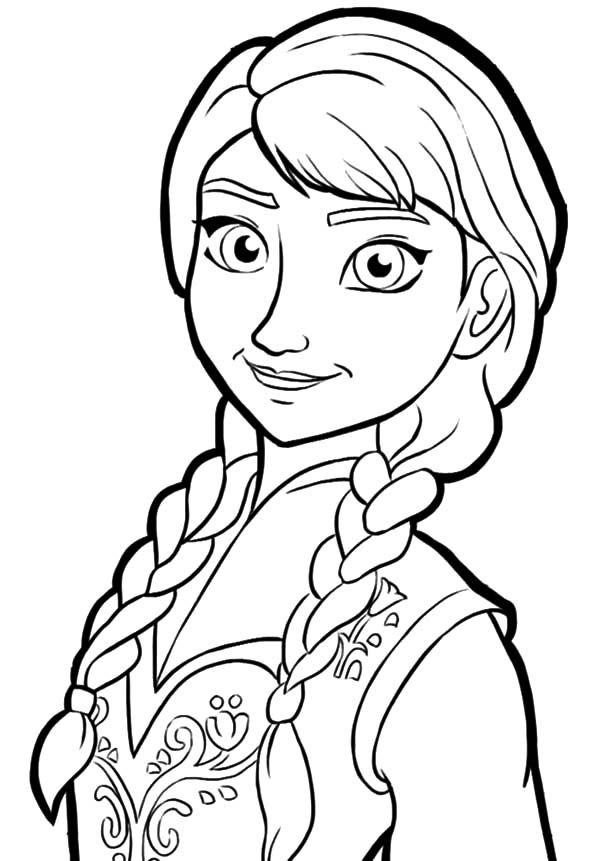 Princess Anna Coloring Pages
 anna coloring pages