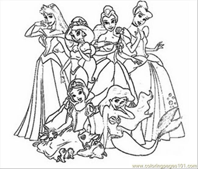Princess Coloring Pages Pdf
 disney princess coloring pages for toddlers