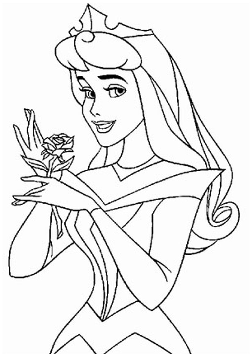 Princess Coloring Pages To Print
 Free Printable Disney Princess Coloring Pages For Kids